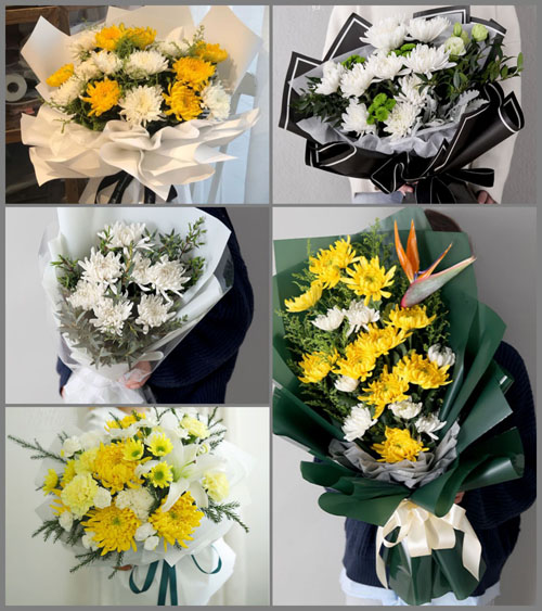 上海奉贤区庄行镇长浜村白事花束代送